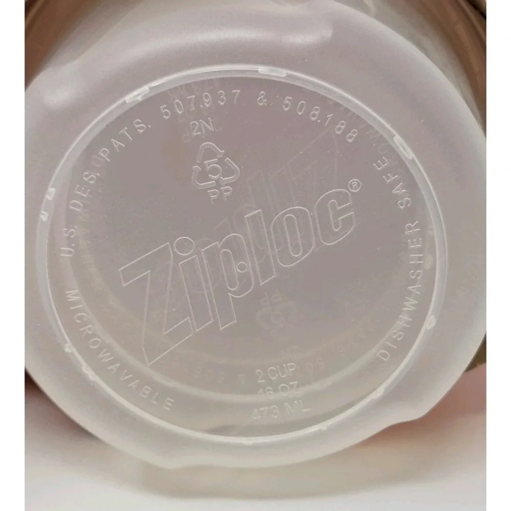 3 Packs NOS Ziploc Twist 'n Loc Lock Orange Color Edition Small Round Containers